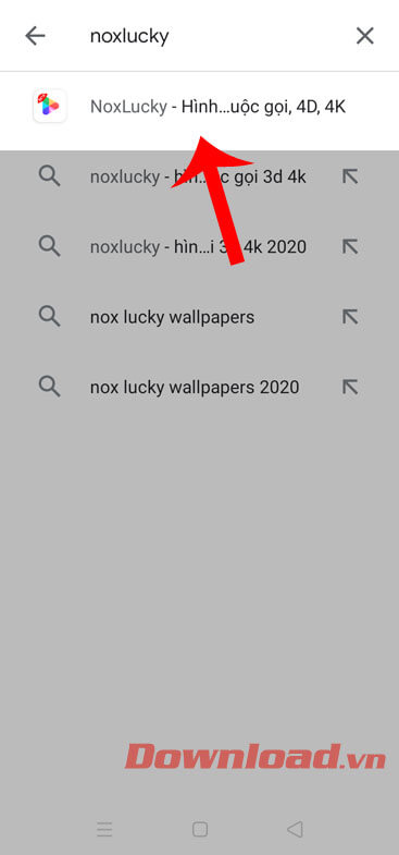 Gõ từ khóa và tìm kiếm 