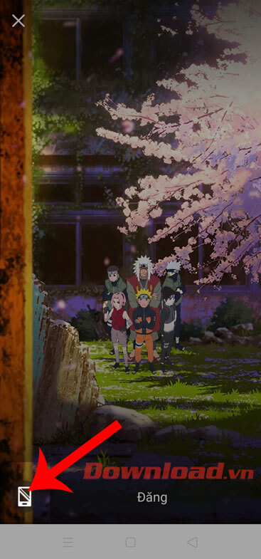 Chạm vào biểu tượng điện thoại