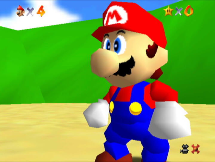 Game hay thế giới Super Mario 64