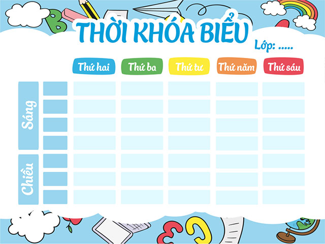 Thời khóa biểu