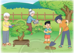 Tranh gia đình Nam