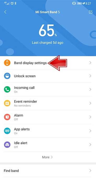 Cài đặt màn hình đồng hồ