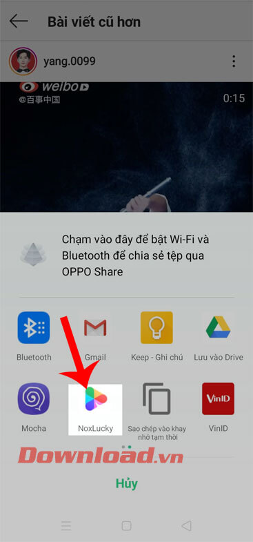 Chọn ứng dụng NoxLucky