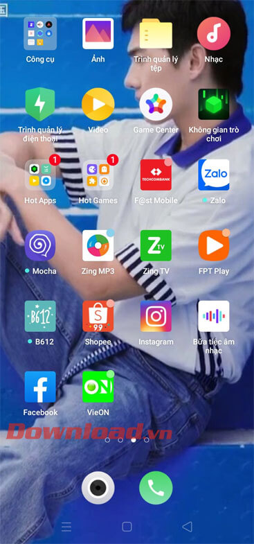 Video đã được cài làm hình nền điện thoại