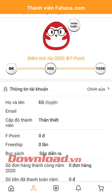 Tài khoản được tạo thành công