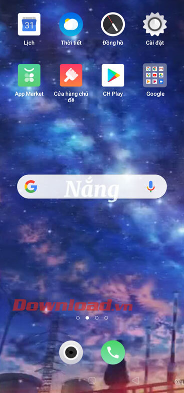 Video đã được cài đặt làm hình nền