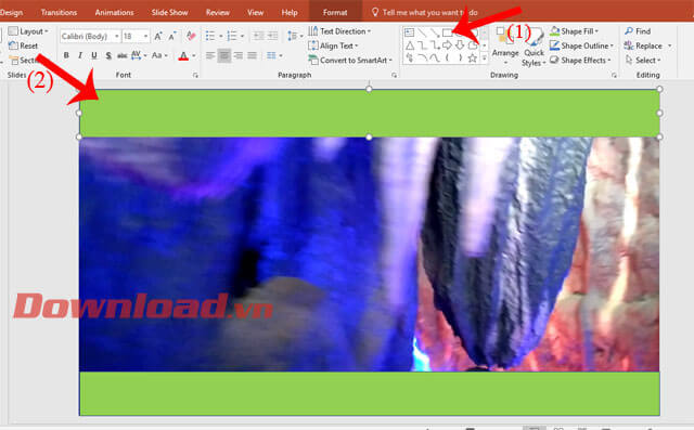 Tạo hai khung chữ nhật