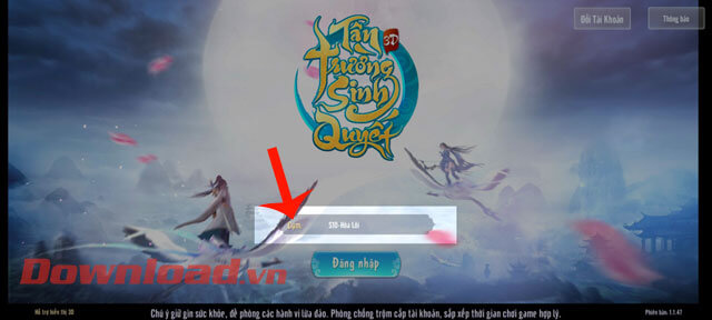 Nhấn vào nút Cụm