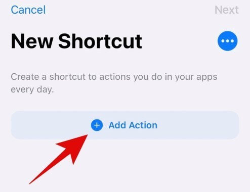 Thêm tác vụ cho shortcut mới