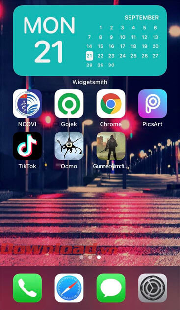 Tiện ích mới được thêm