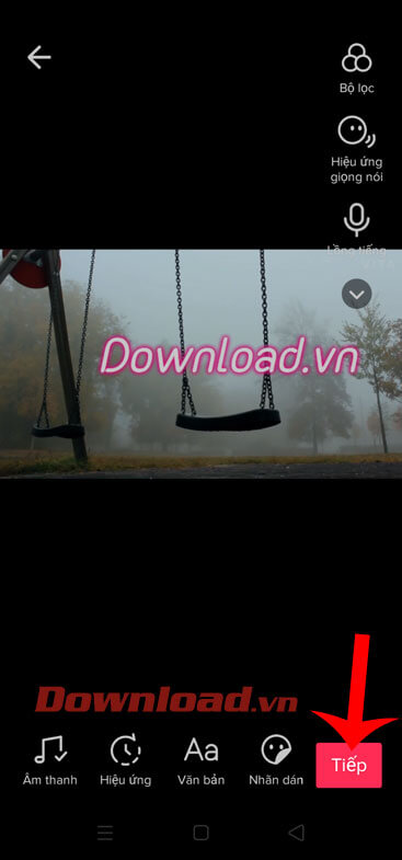 Thêm hiệu ứng, hình ảnh, sticker