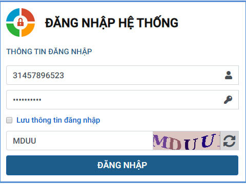 Đăng nhập tài khoản