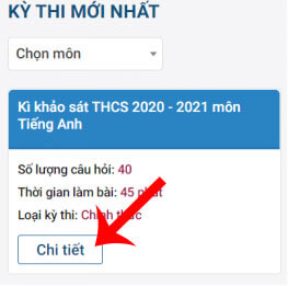 Ấn nút Chi tiết