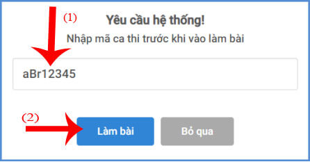 Nhập mã ca thi