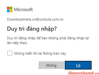 duy trì đăng nhập