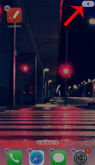 Nhấn vào biểu tượng dấu cộng