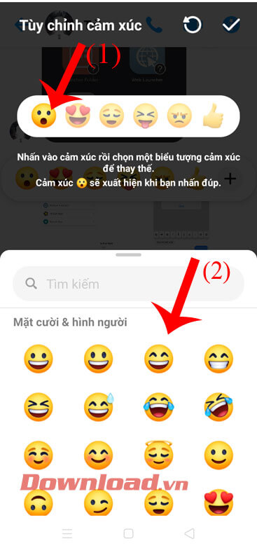 Chọn biểu tượng cảm xúc