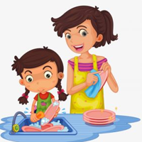 Đoạn văn tiếng Anh về chia sẻ việc nhà trong gia đình (17 mẫu)
