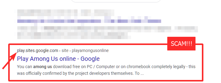 Among Us giả trên Android