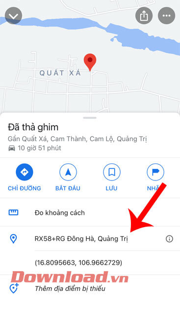 Sao chép mã định vị