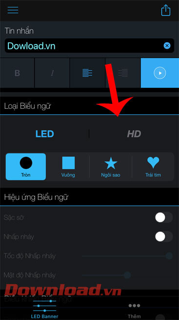 Điều chỉnh hình dáng, hiệu ứng của biểu mẫu