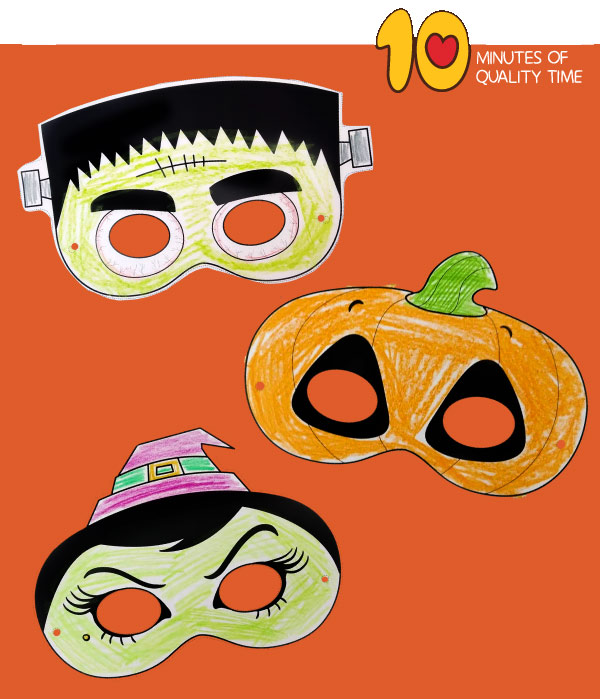 Hoàn thành mặt nạ Halloween