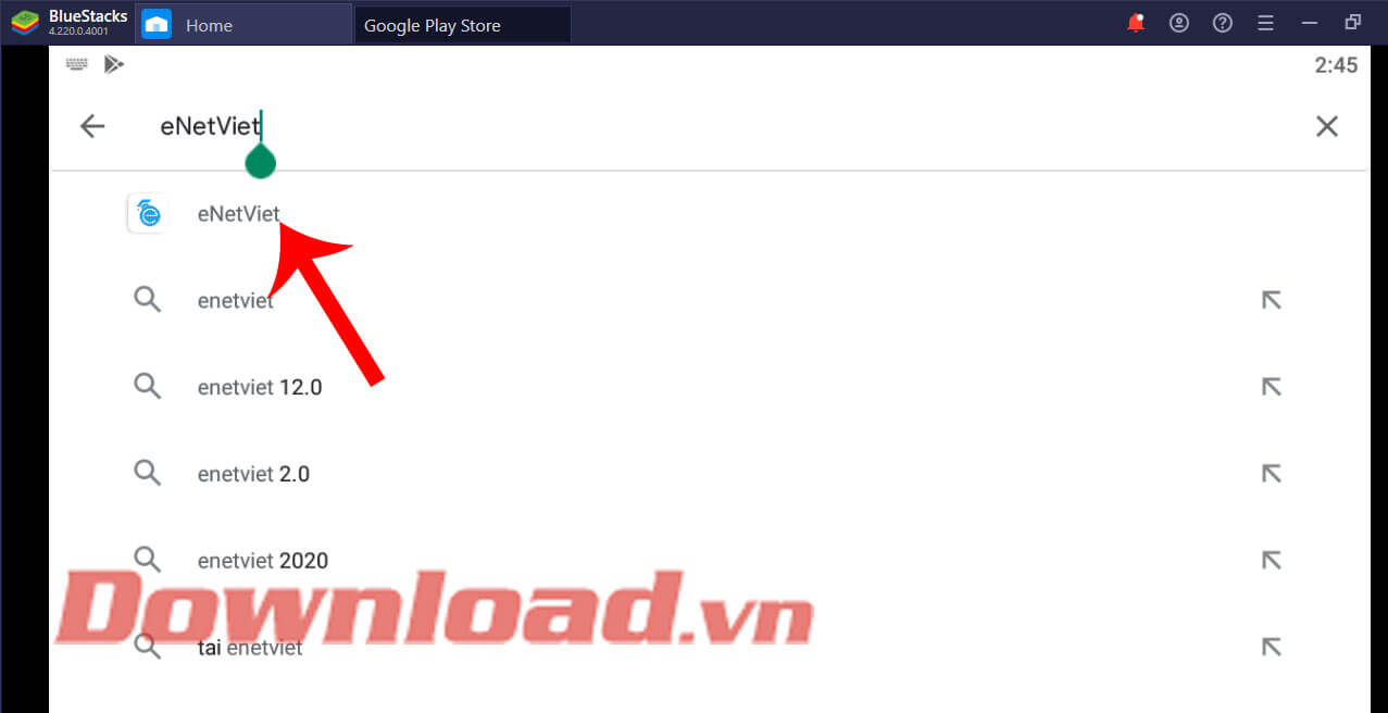 Nhập từ khóa eNetViet