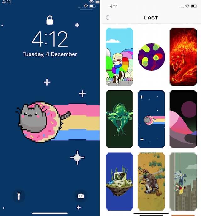 App hình nền động WOW Pixel