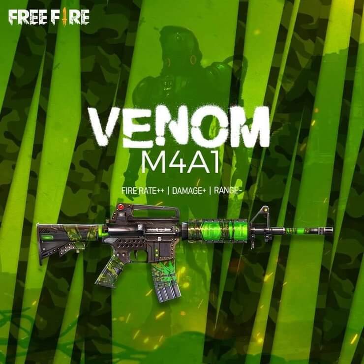 Skin súng Free Fire M4A1 Cataclysm