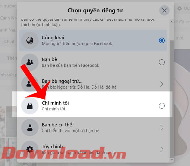 Ấn vào mục Chỉnh sửa đối tượng