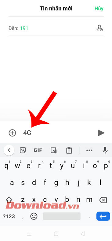 Tin nhắn đăng ký tham gia chương trình