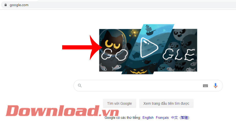 Nhấn vào biểu tượng của game