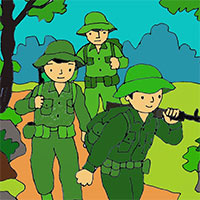 Kể về một cuộc gặp gỡ với các chú bộ đội nhân ngày 22/12 (Sơ đồ tư duy)