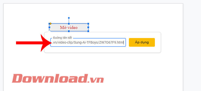 Dán link từ video khác