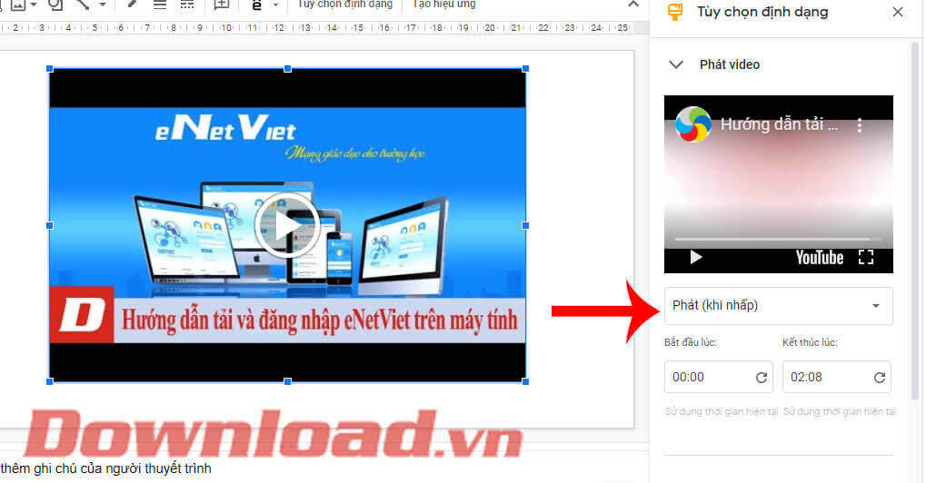 Định dạng lại video