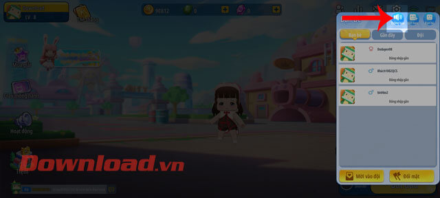 Ấn vào biểu tượng Thông báo