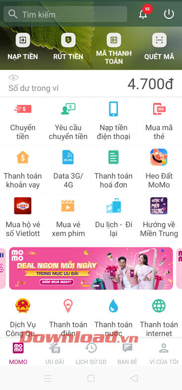 Đăng nhập tài khoản