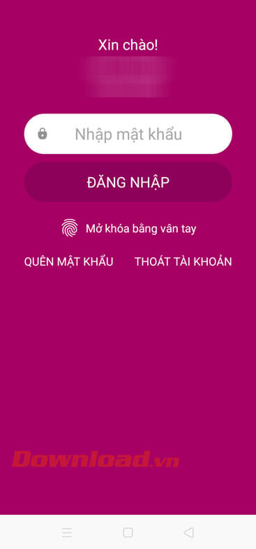 Đăng nhập tài khoản