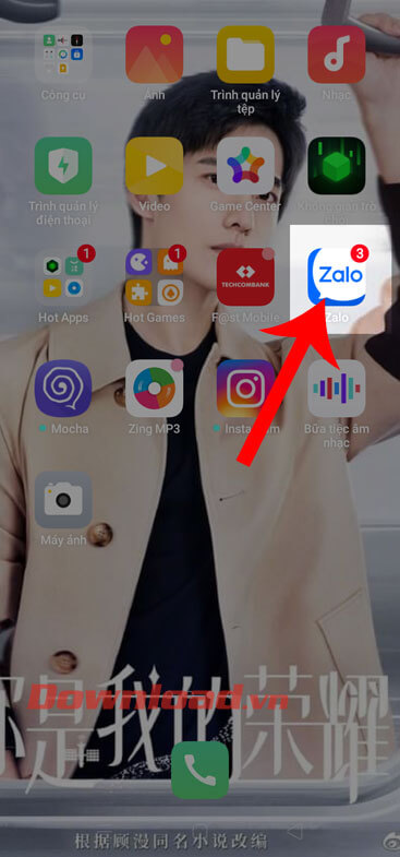Mở ứng dụng Zalo