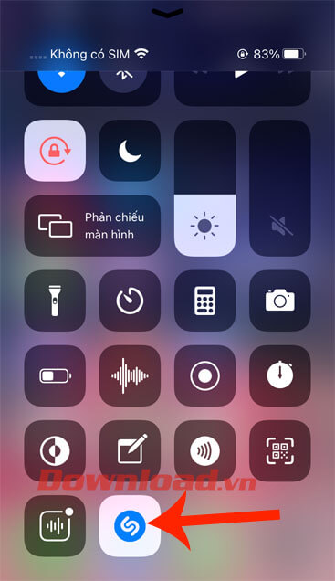 Bật chức năng tìm kiếm bài hát 