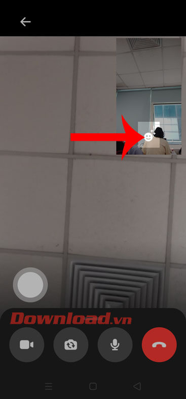 Chạm vào biểu tượng khuôn mặt