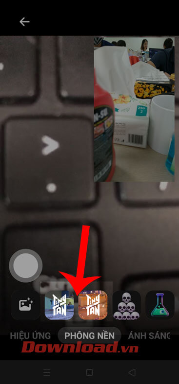 Nhấn vào chủ đề TinyTan