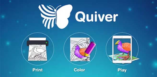 Quiver là app tô màu cho bé hay trên iPhone