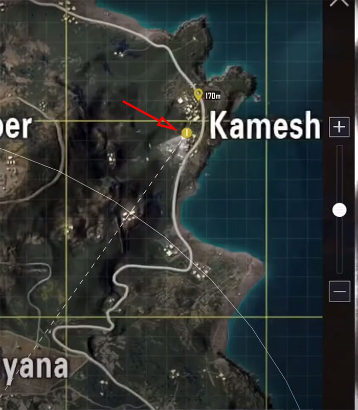 PUBG vi tri tang ham bi mat erangel 1