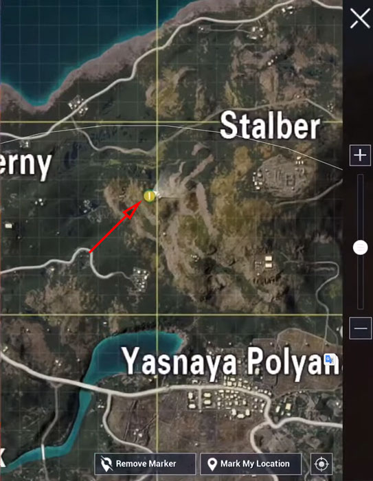 PUBG vi tri tang ham bi mat erangel 5