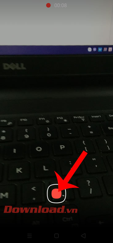 Chạm vào hình vuông màu đỏ