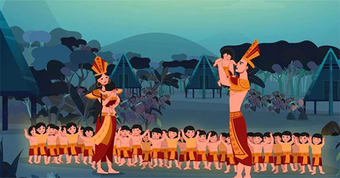 Tóm tắt truyện Con Rồng cháu Tiên