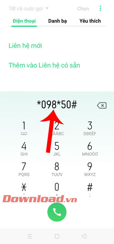 Gọi điện đăng ký