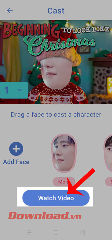 Nhấn nút Watch video