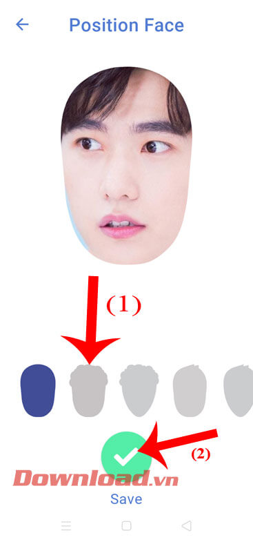 Chọn kiểu khuôn mặt